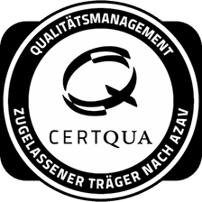 CERTQUA-Siegel: zertifizierter Träger nach AZAV